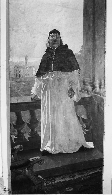 Ritratto di Benedetto XIV (dipinto) di Lehoux Pierre Adrien Pascal (sec. XVIII)